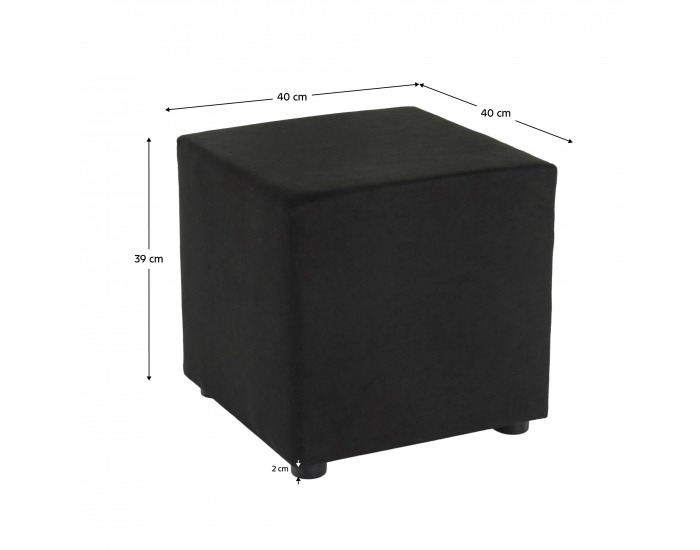 Taburetka Regor - čierna (Alova 04)