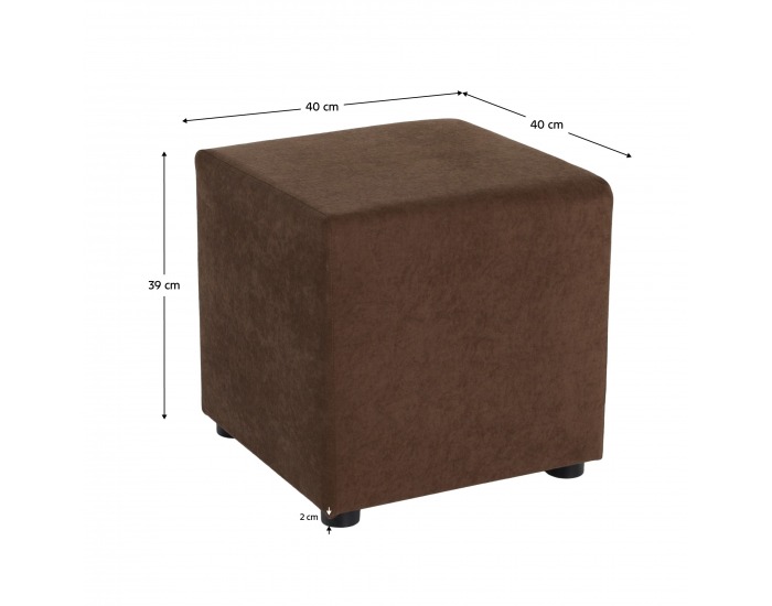 Taburetka Regor - hnedá (Alova 67)