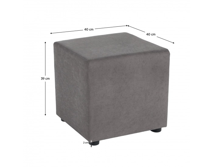 Taburetka Regor - sivá (Alova 36)