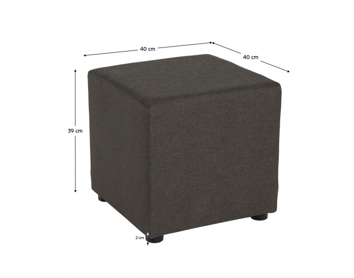 Taburetka Regor - sivohnedá (Twist 22)