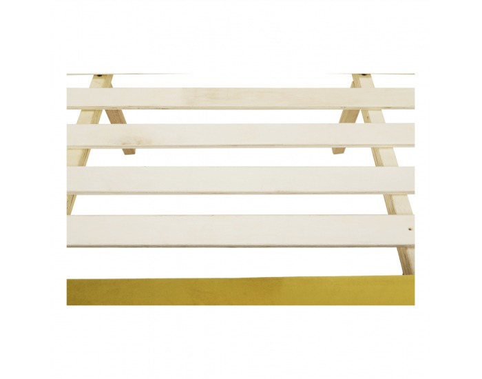 Manželská posteľ s roštom Reina 180x200 cm - zlatá