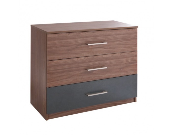 Komoda Rekato - orech / grafit