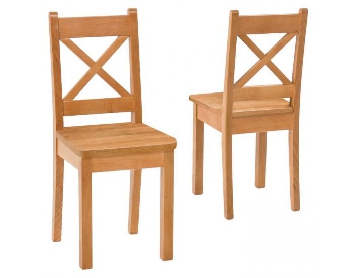 Jedálenská stolička (2 ks) Remy KX - jelša