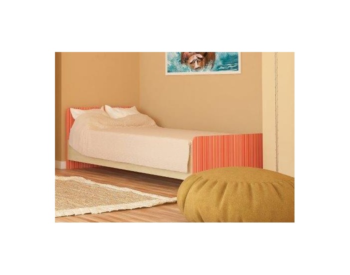 Detská posteľ s roštom Simba 90 - rainbow oranžový