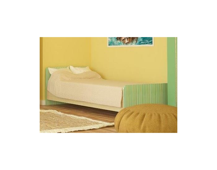 Detská posteľ s roštom Simba 90 - rainbow zelený