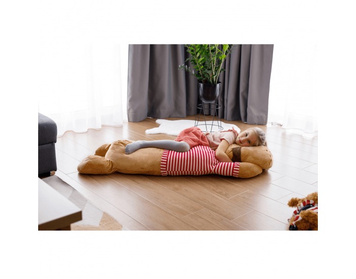 Plyšový psík Rexo Typ 3 140 cm - hnedá / červená