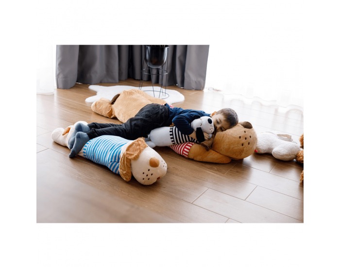 Plyšový psík Rexo Typ 3 140 cm - hnedá / červená