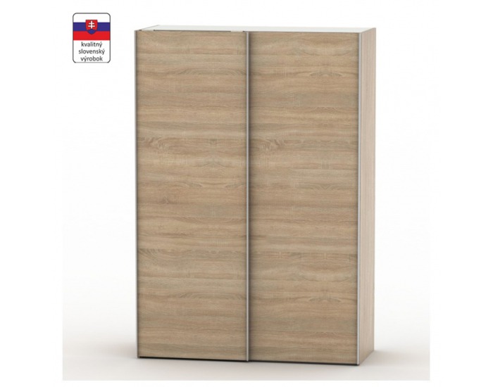 Šatníková skriňa s posuvnými dverami Ria 150 - dub riviera