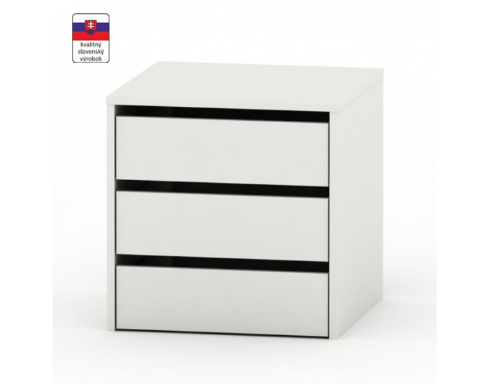 Kontajner do šatníkovej skrine Ria VVS-007-00 - biela