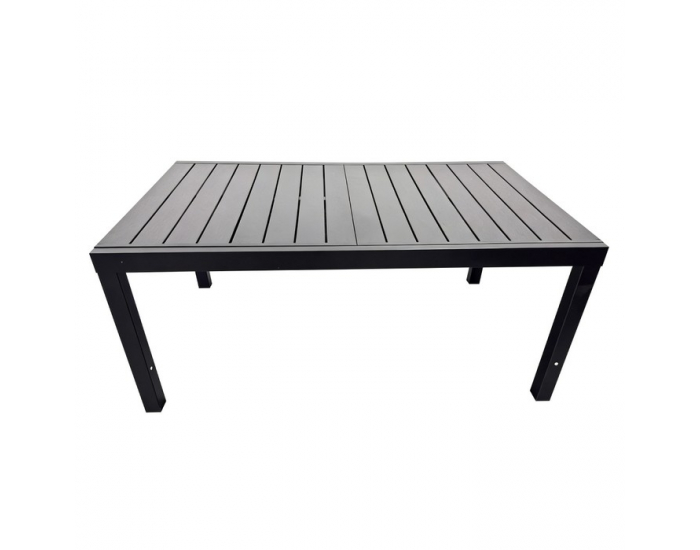 Záhradný rozkladací stôl Riko 160/240 - čierna