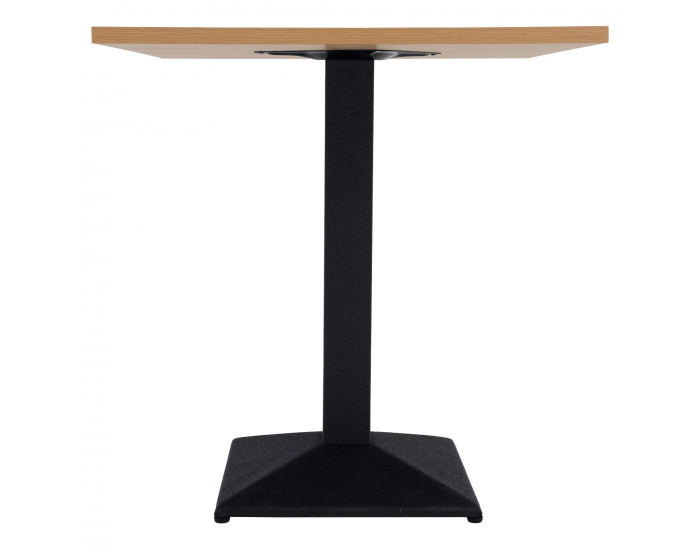 Jedálenský bistro stôl Rinaldo Typ 1 70x70 cm - dub sonoma / čierna