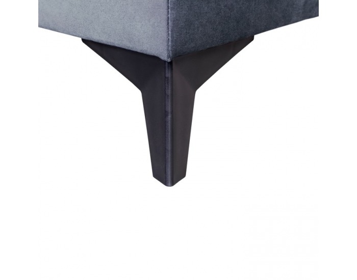 Jednolôžková posteľ (váľanda) s úložným priestorom Rinun - modrá