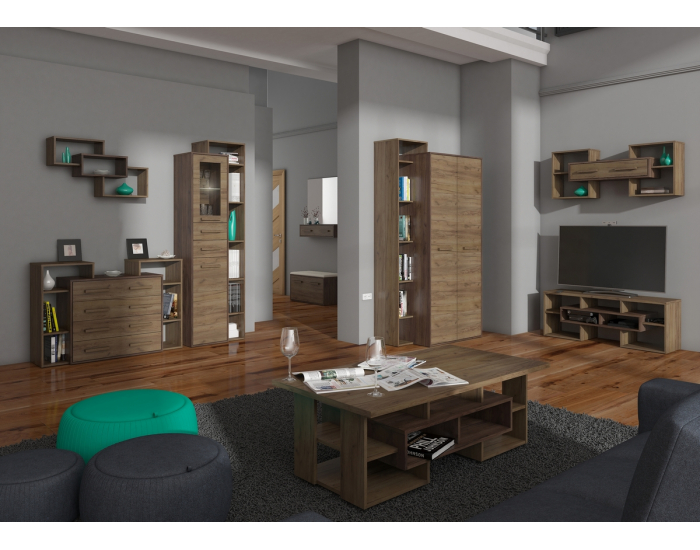 Obývacia izba Rio - craft tobaco / craft zlatý