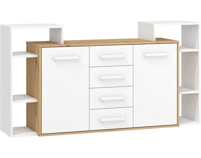 Komoda Rio RIO-06 - dub artisan / biela