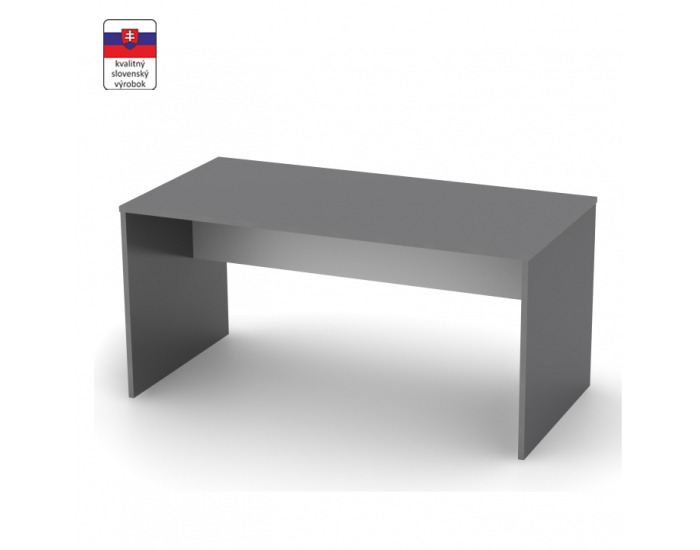 Písací stôl Rioma Typ 16 - grafit / biela