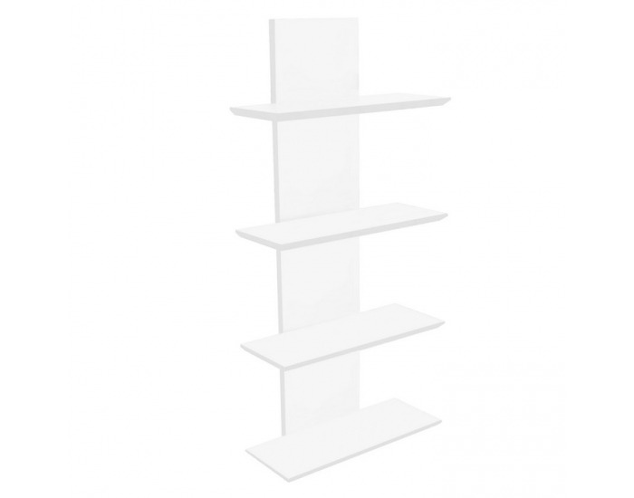 Závesná polica Robus - biela