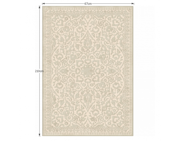 Koberec Rohan 67x210 cm - krémová / vzor