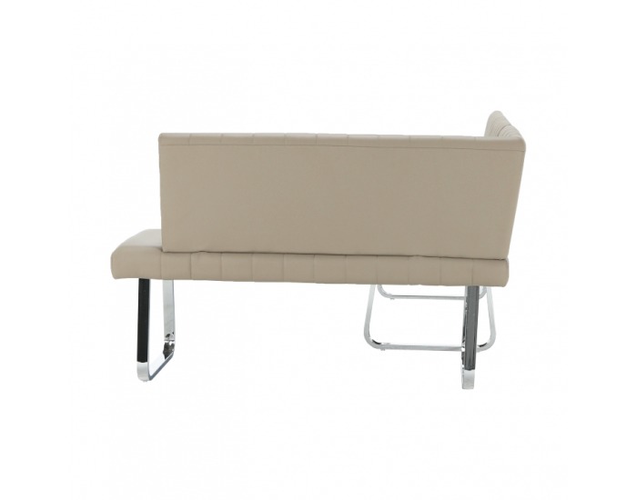 Rohová lavica do kuchyne Emori Set L - sivohnedá