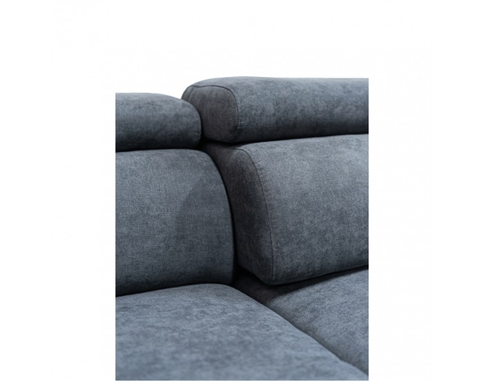 Rohová sedačka s rozkladom a úložným priestorom Coper L - sivá