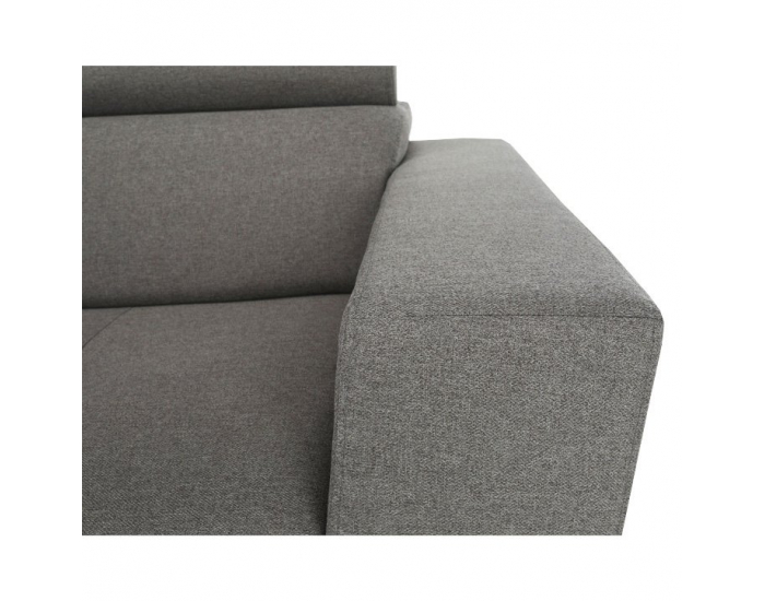 Rohová sedačka s rozkladom a úložným priestorom Konkord L - svetlohnedá / orech