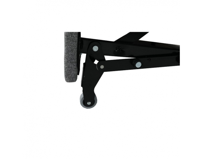 Rohová sedačka s rozkladom a úložným priestorom Sadah L - sivá / čierna