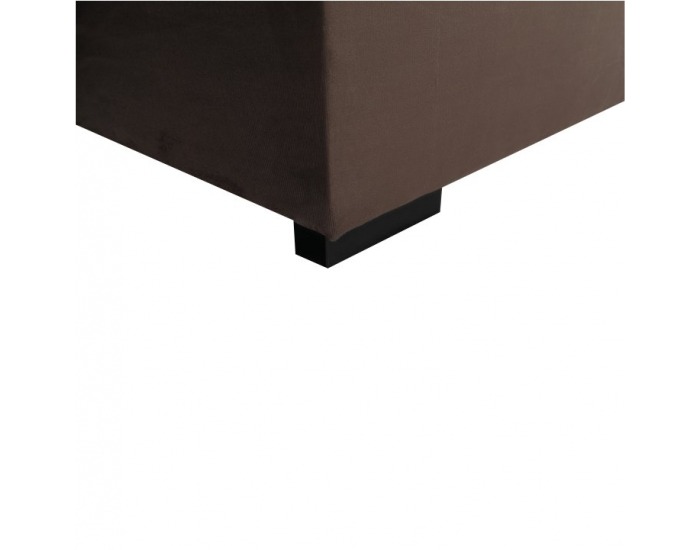 Rohová sedačka s rozkladom Minerva New L - hnedá