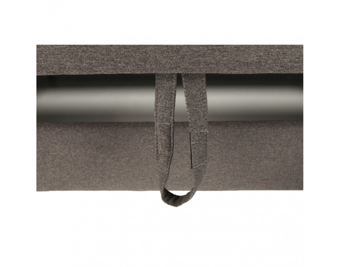 Rohová sedačka U s rozkladom a úložným priestorom Bridget P - sivohnedá (taupe)