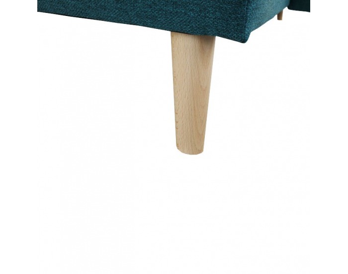 Rohová sedačka U s rozkladom Vincent U L/P - tyrkysová