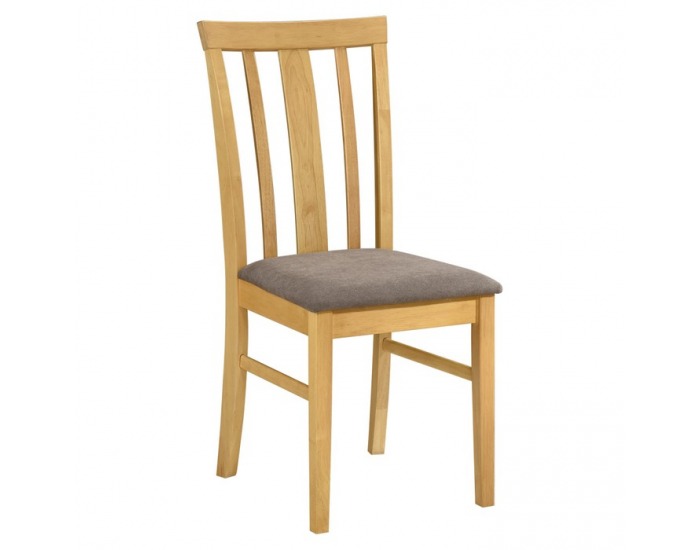 Jedálenský set Rois set 1+4 - dub sonoma svetlý / tmavohnedá 