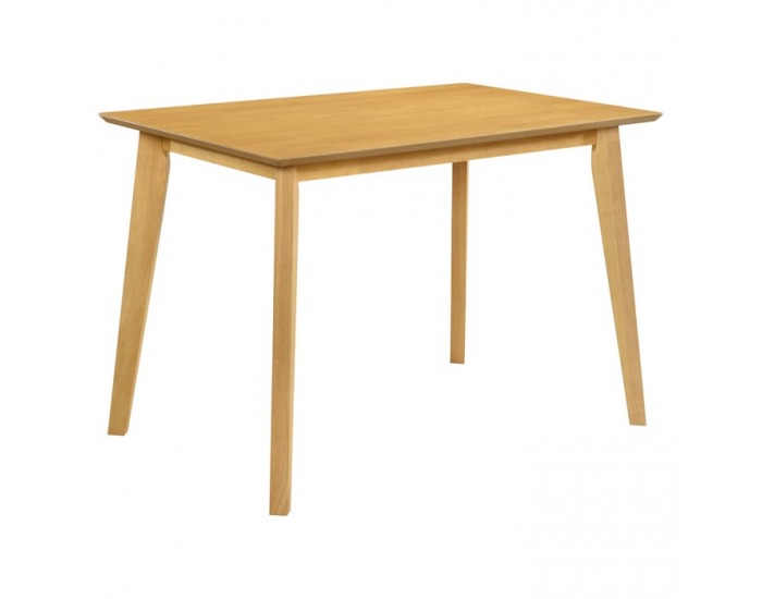 Jedálenský set Rois set 1+4 - dub sonoma svetlý / tmavohnedá 