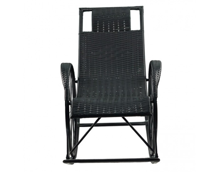 Hojdacie kreslo Rokin - čierna