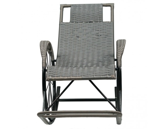 Hojdacie kreslo Rokin - sivá