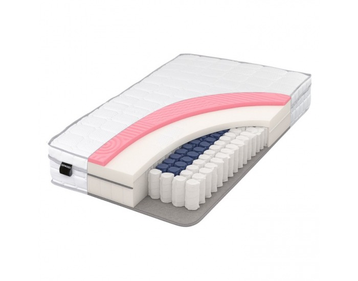 Taštičkový matrac Rolka 140x200 cm - biela