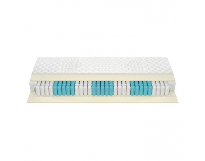 Obojstranný taštičkový matrac Rolko 100x200 cm - biela