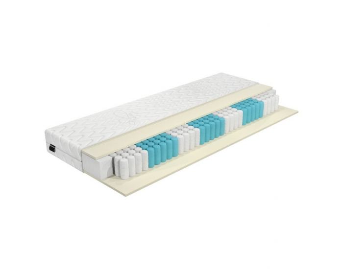 Obojstranný taštičkový matrac Rolko 90x200 cm - biela