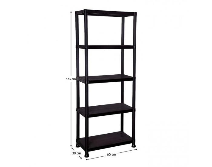 Regál Romen - čierna