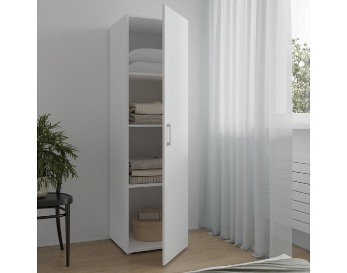 Policová skriňa Romer New 1D - biela