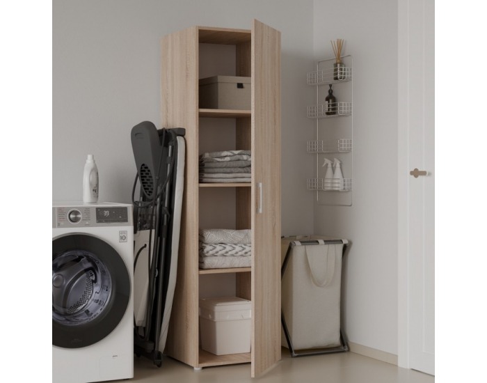 Policová skriňa Romer New 1D - dub sonoma