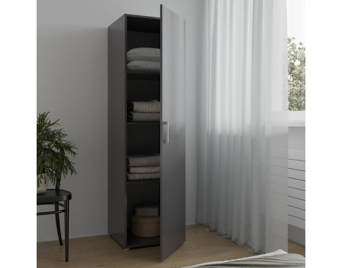 Policová skriňa Romer New 1D - grafit