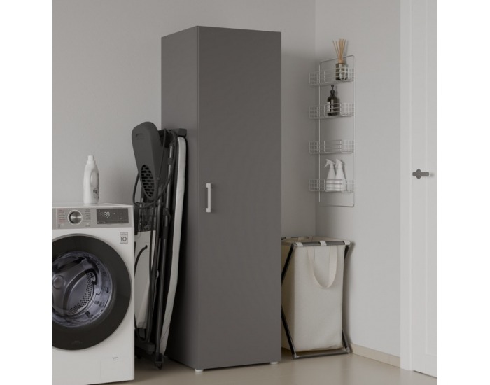 Policová skriňa Romer New 1D - grafit