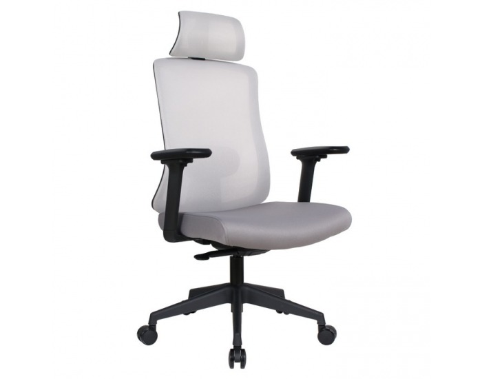 Kancelárske kreslo Rosano - sivá / čierna