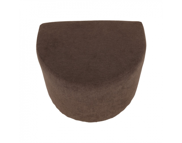 Konferenčné kreslo s taburetkou Rose - hnedá