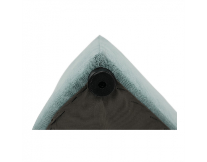 Konferenčné kreslo s taburetkou Rose - mentolová