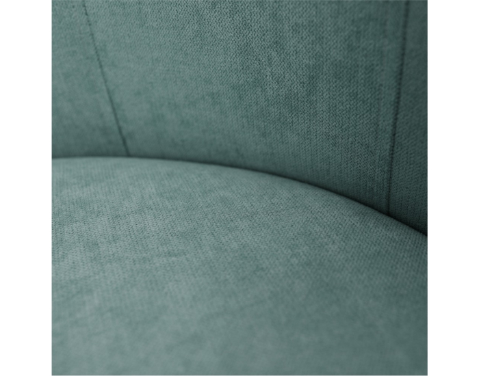 Konferenčné kreslo s taburetkou Rose - mentolová