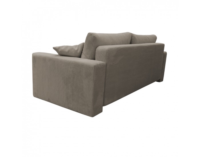 Rozkladacia pohovka s úložným priestorom Roselyn - sivohnedá (taupe)