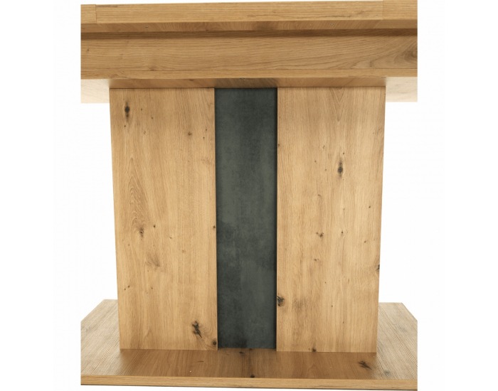 Rozkladací jedálenský stôl Eridan S - dub artisan / sivý betón