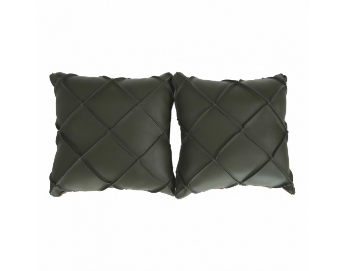 Rozkladacia pohovka Deta - hnedá / tmavozelená / čierna