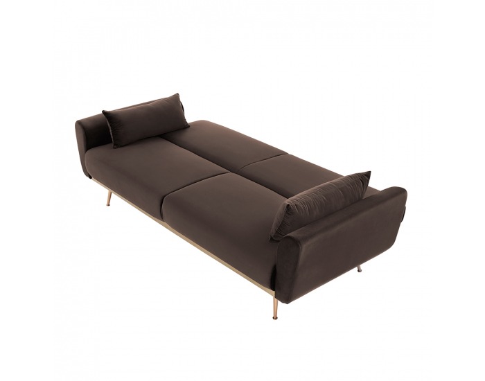 Rozkladacia pohovka Fasta - hnedá