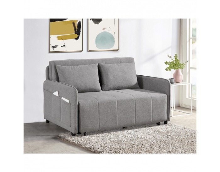 Rozkladacia pohovka Nikara - sivá