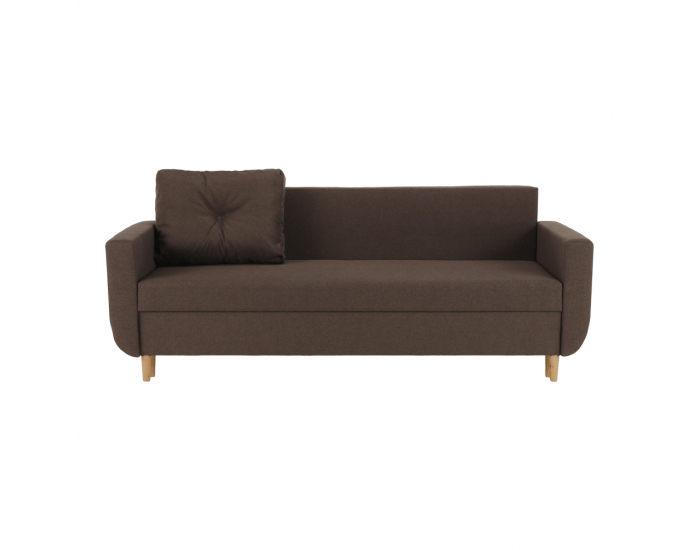 Rozkladacia pohovka s úložným priestorom Dorel - hnedá